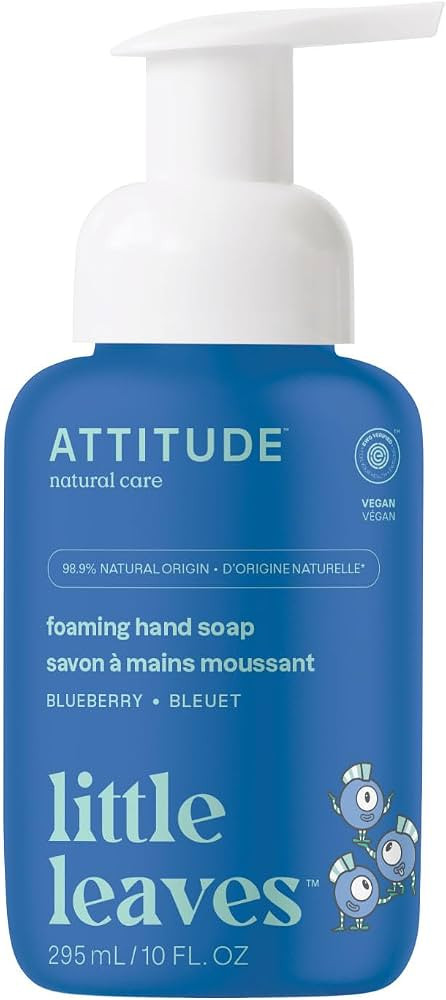 ATTITUDE Foaming Hand Soap for Kids, Plant and Mineral-Based Ingredients, Vegan Personal Care Pro... | Amazon (US)