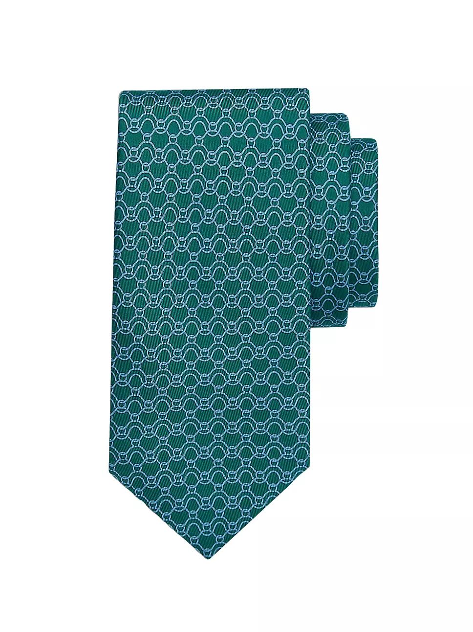 FERRAGAMO Waves Printed Silk Tie | Saks Fifth Avenue