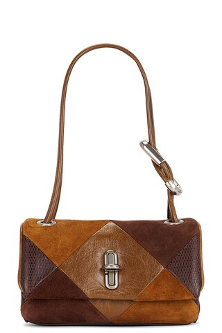Marc Jacobs The Mini Dual Shoulder Bag in Brown Multi from Revolve.com | Revolve Clothing (Global)