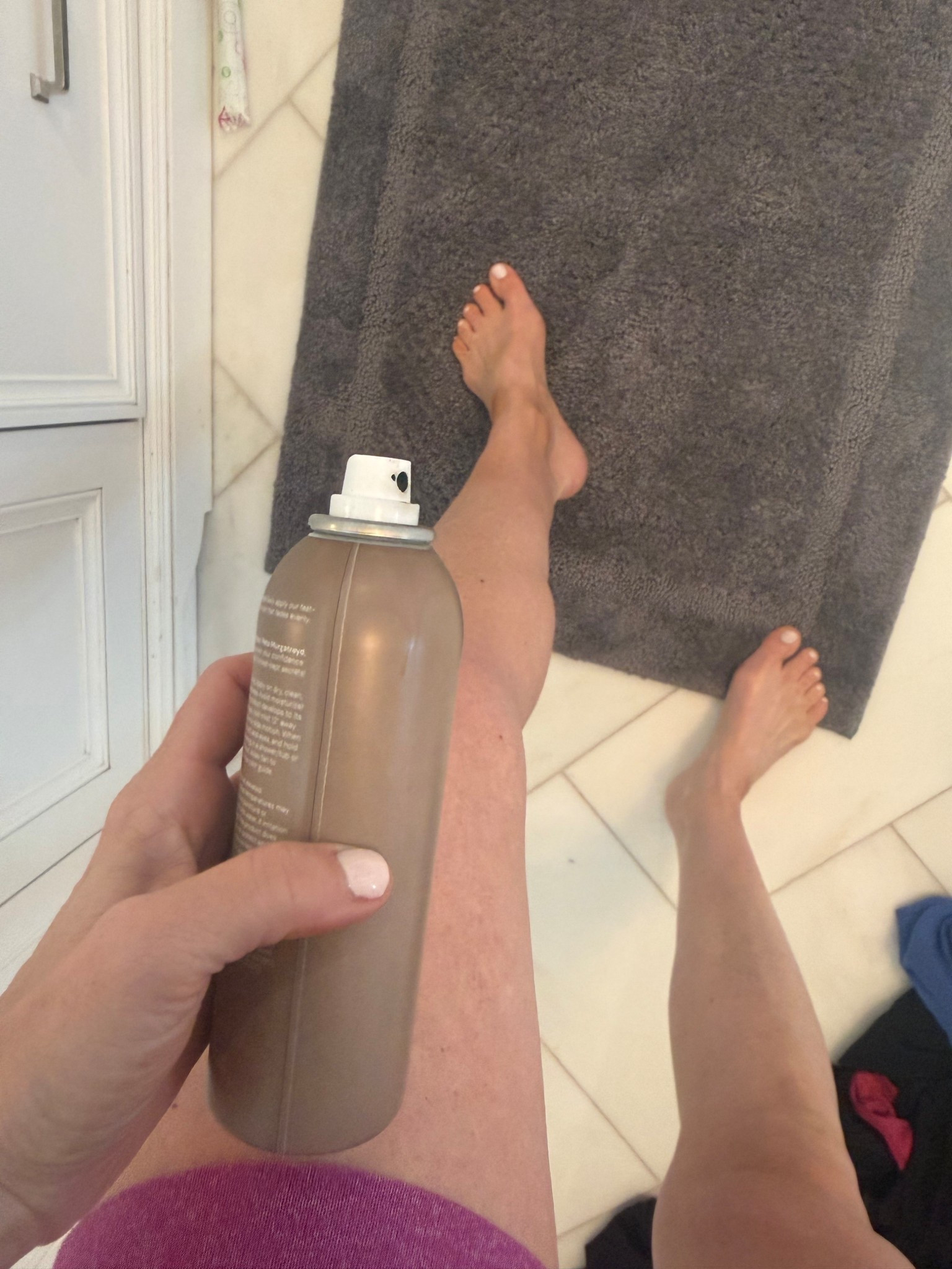 At home tan I’m in color medium