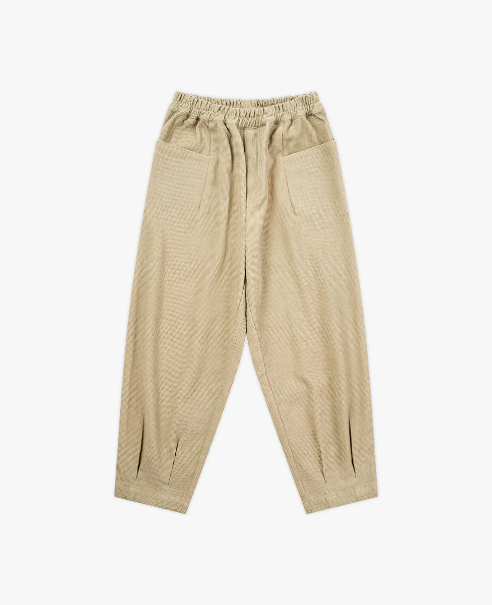 Relaxed Fit Corduroy Pants - Oat | Petite Revery