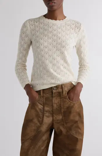 Isabel Marant Étoile Obeline Pointelle Sweater | Nordstrom | Nordstrom