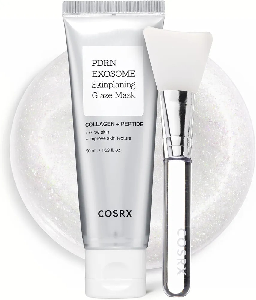 COSRX PDRN Exosome Skinplaning Glaze Mask 50ml (Brush Included), Peel Off Face Mask for Glass Ski... | Amazon (UK)