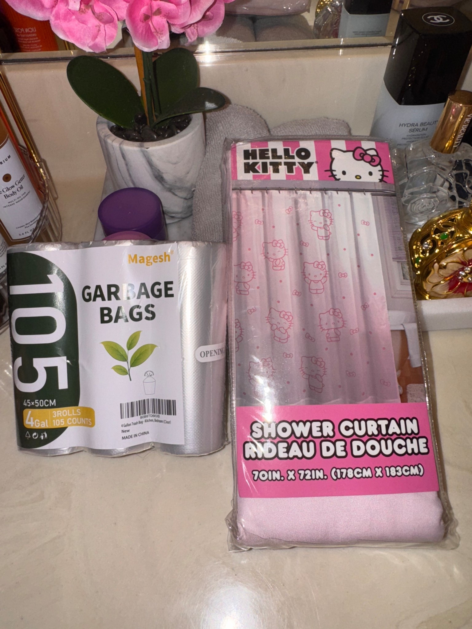 I’ve been needing this little clear bags for my trash cans. And making Chloe’s bathroom for toddler-like lol 

#LTKHome