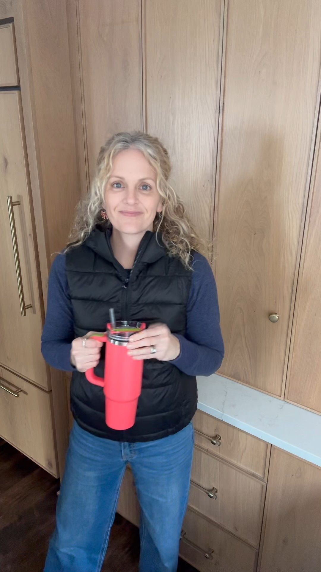 More basketball 🏀 games today so I’m wearing the perfect vest from Athleta for layering. It’s on major sale! 

#LTKdayinmylife #LTKootd #LTKOver40