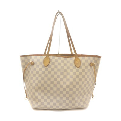 Louis Vuitton LV Tote Bag Neverfull MM Azur N51107 White Azur 411174 | eBay US