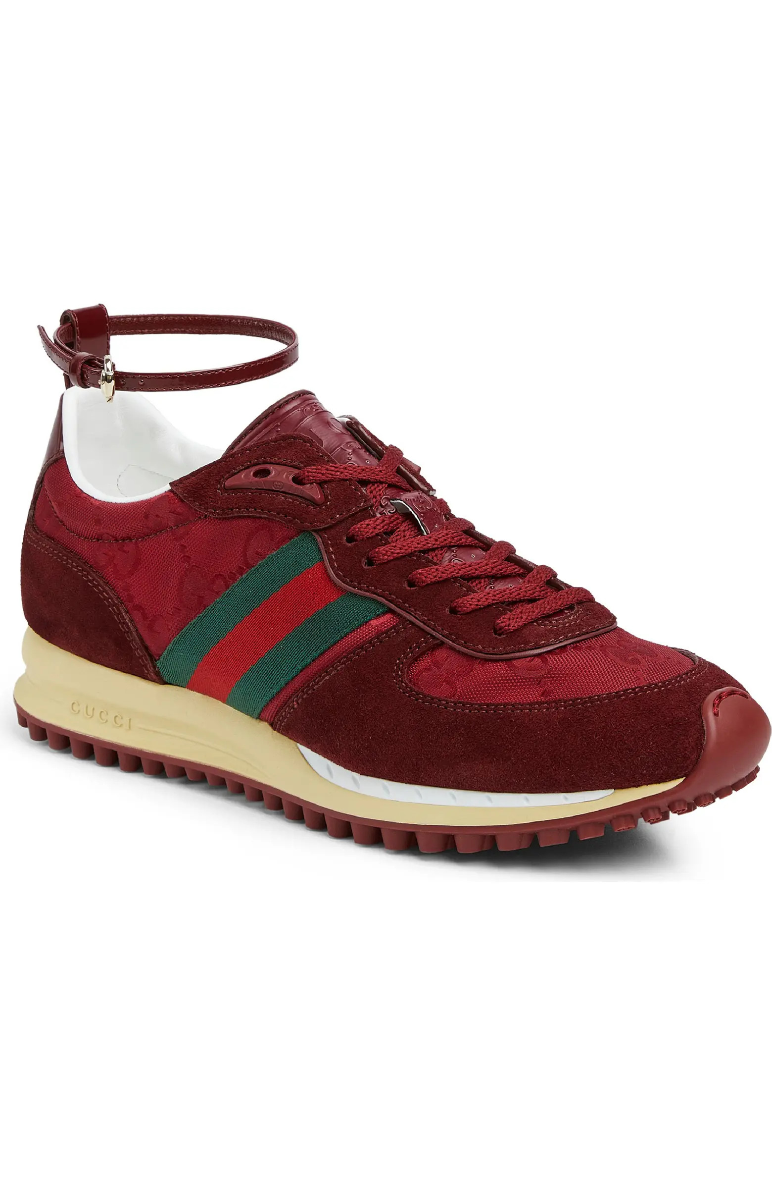 Gucci Re-Motion Ankle Strap Sneaker (Women) | Nordstrom | Nordstrom