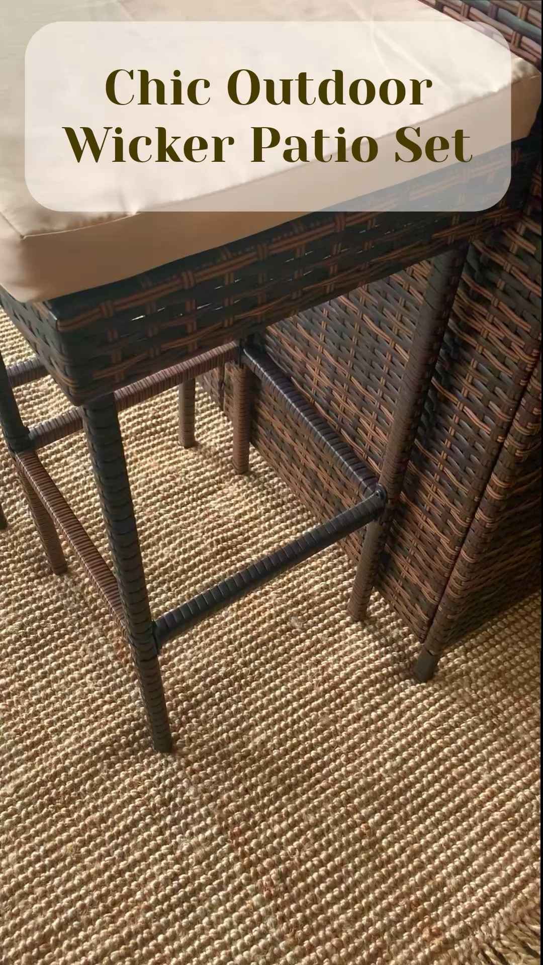 Chic outdoor wicker bar sets to dress up the patio space just in time for summer happy hour! #patiofurniture #barset #outdoorbar #patioset #outdoorfurniture #patiodecor #patiofurnitireset

#LTKHome #LTKSaleAlert
