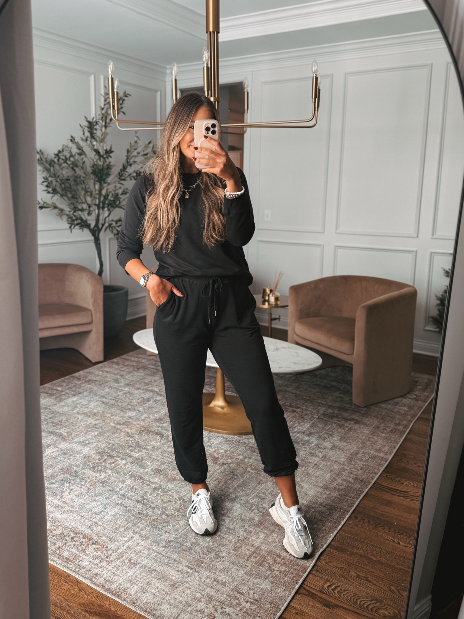 Walmart under $25 lounge set so cute & comfy! Fits true to size I have a medium. 



#LTKMidsize #LTKFindsUnder50 #LTKStyleTip