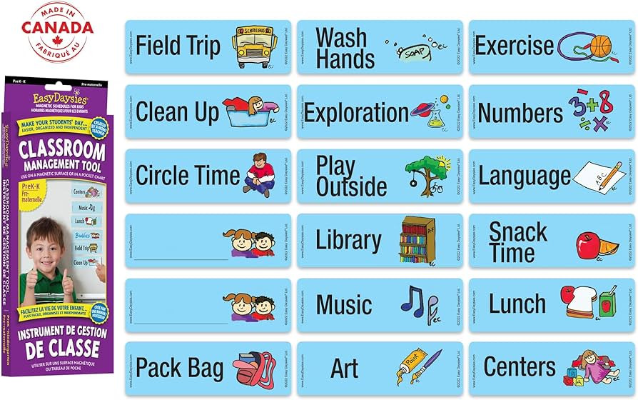 Easy Daysies Preschool and Kindergarten Classroom Daily Visual Schedule | Amazon (CA)