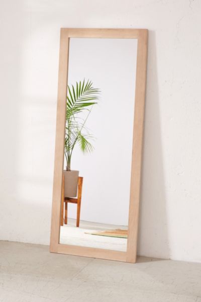 Simple Wood Mirror - Brown at Urban Outfitters | Urban Outfitters (US and RoW)