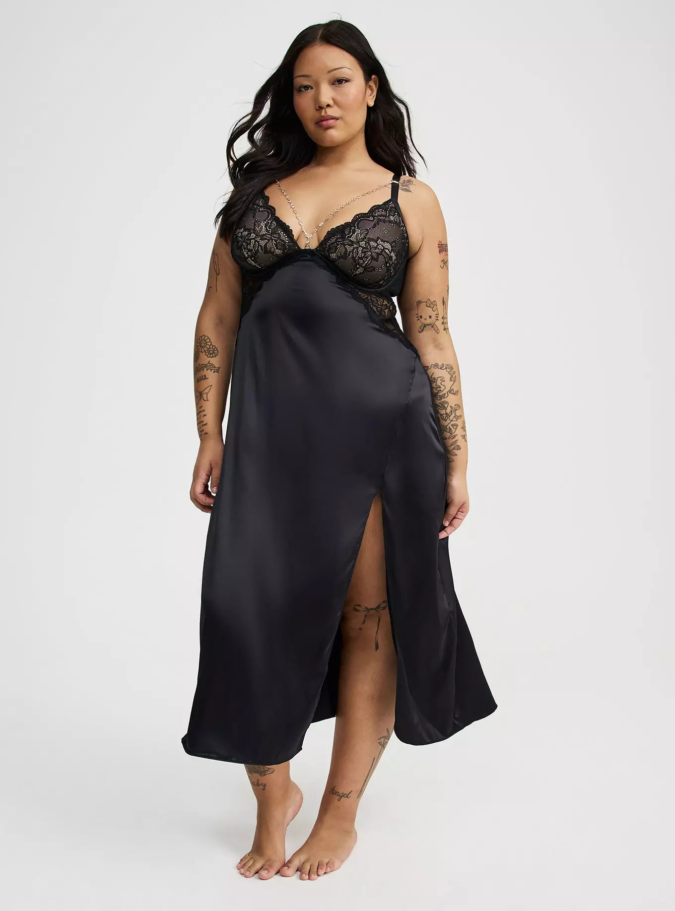Jewelry Strappy Plunge Maxi Dress | Torrid (US & Canada)