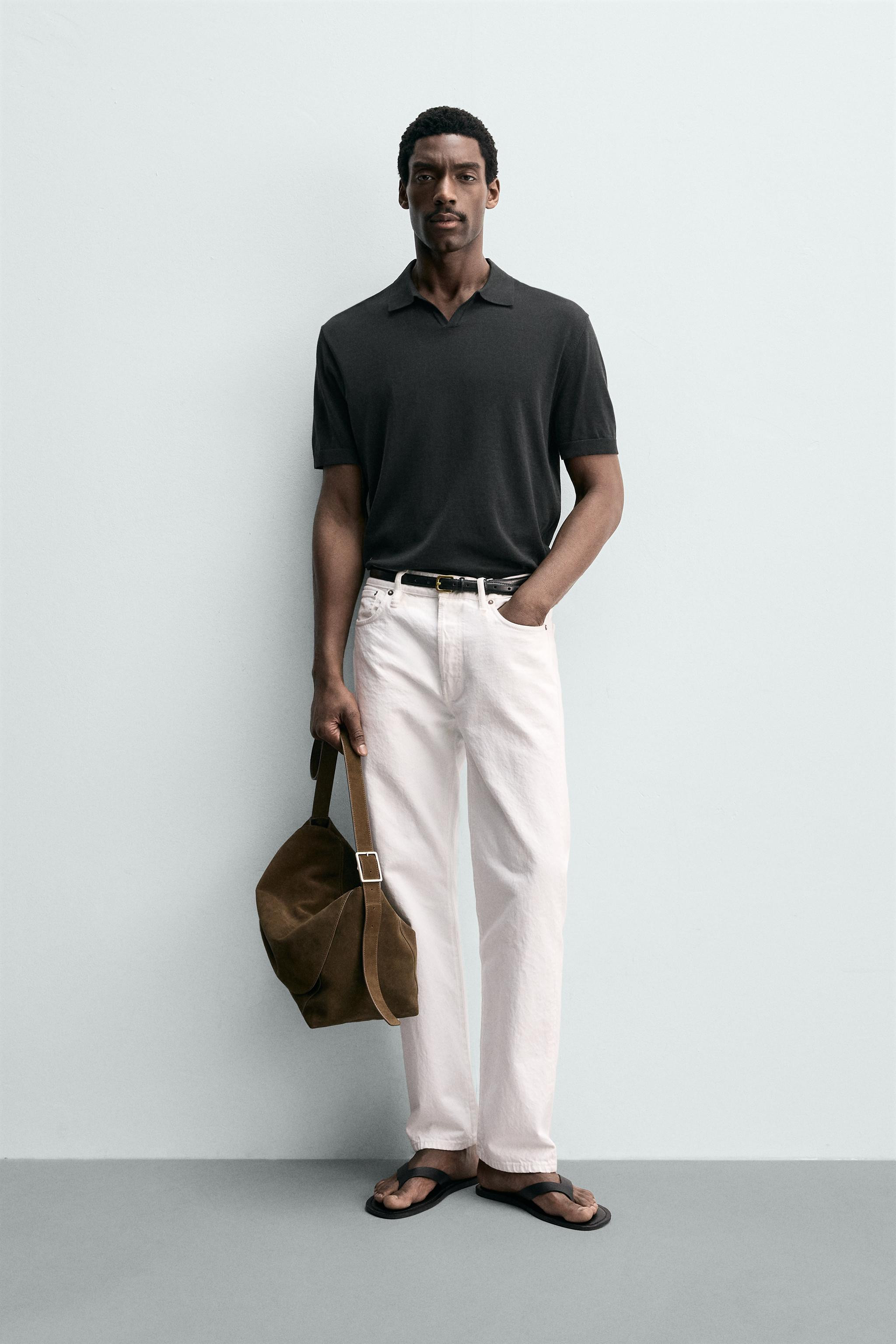 REGULAR FIT KNIT POLO | Zara US