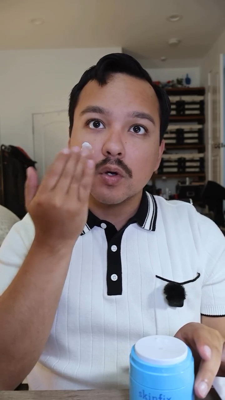 Trying the @skinfix Triple Lipid-Peptide Cream! #review #skincare #menstyle