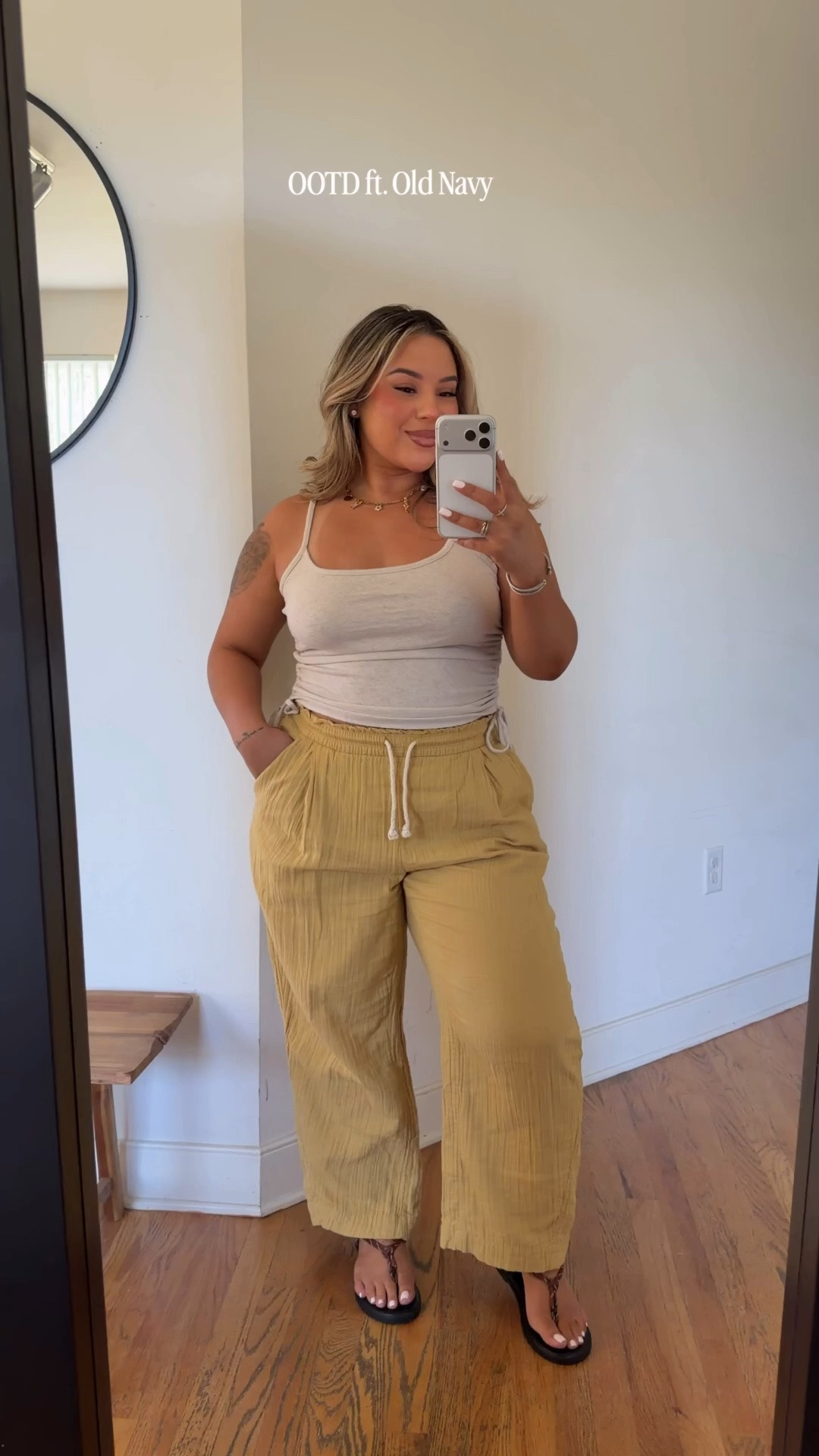 OOTD ✨ Head-to-toe @oldnavy 🤍
 The perfect summer/vacation outfit — lightweight, breathable, comfortable & cute ☀️🌴Everything is 50% off online right now through 5/20 👀🛍️

#oldnavypartner @shopltk #liketkit

#LTKootd #LTKSeasonal #LTKMidsize