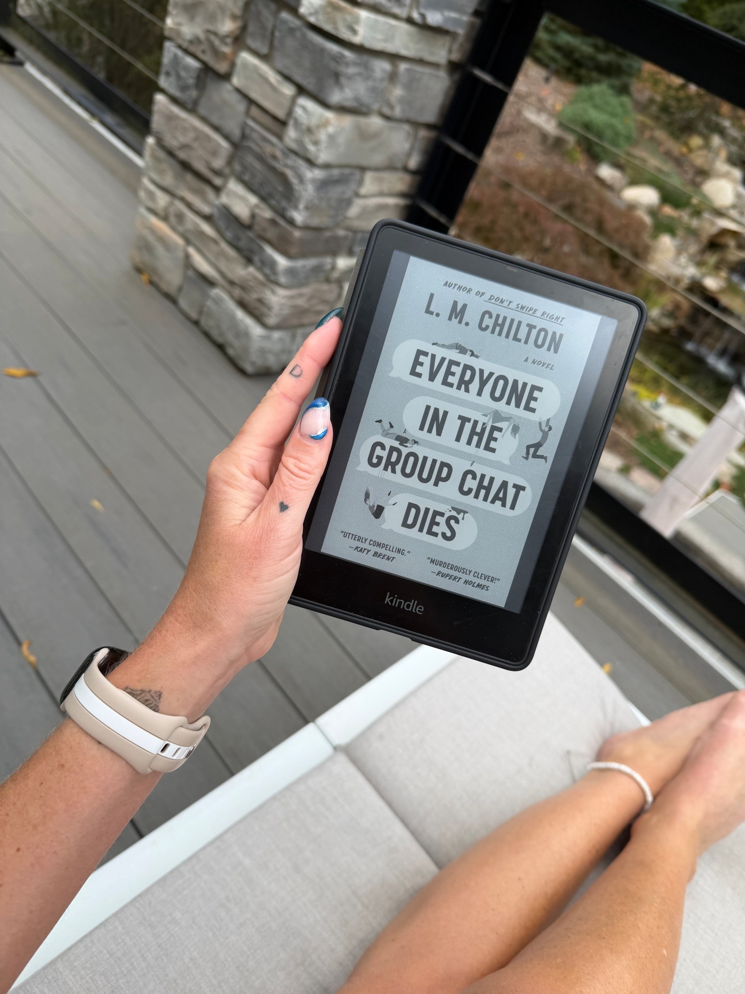 Kindle books to read and want to read this fall
Thrillers everyone in the group chat dies 
Reading list 