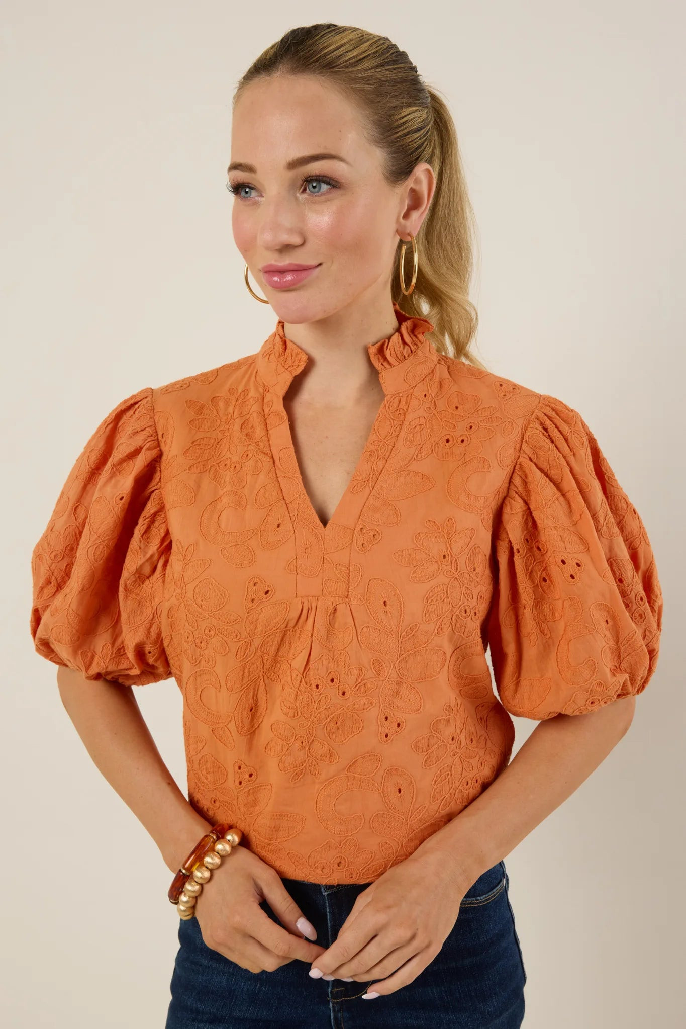 Christina Top- Orange | Avara