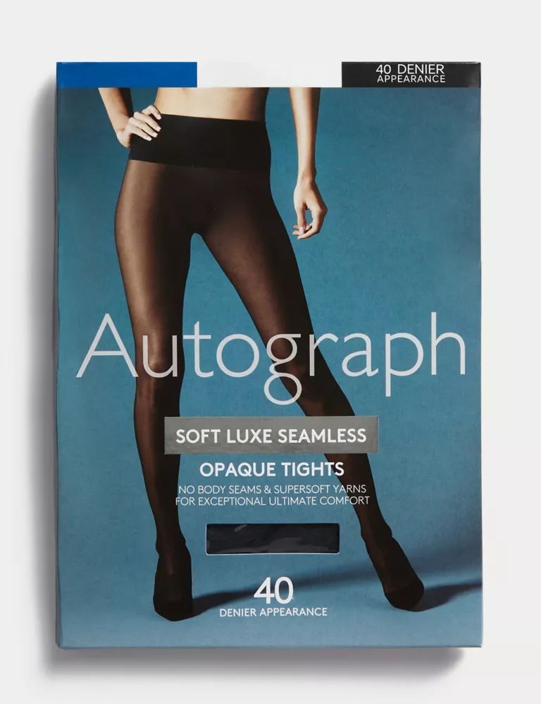 40 Denier Soft Luxe Seamless Opaque Tights | Marks & Spencer (UK)