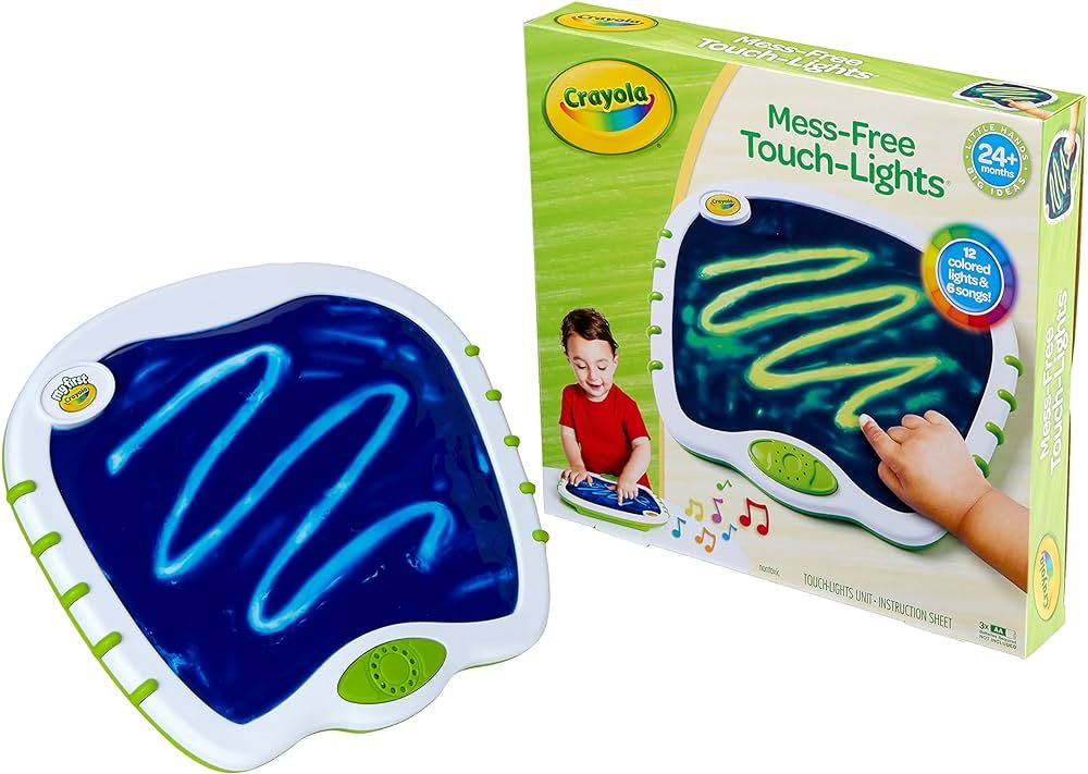 Crayola Toddler Touch Lights, Musical Doodle Board, Sensory Toys for Toddlers, Mess Free Coloring... | Amazon (US)