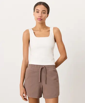 On The Go-To Square Neck Tank Made With Organic Cotton | Nordstrom