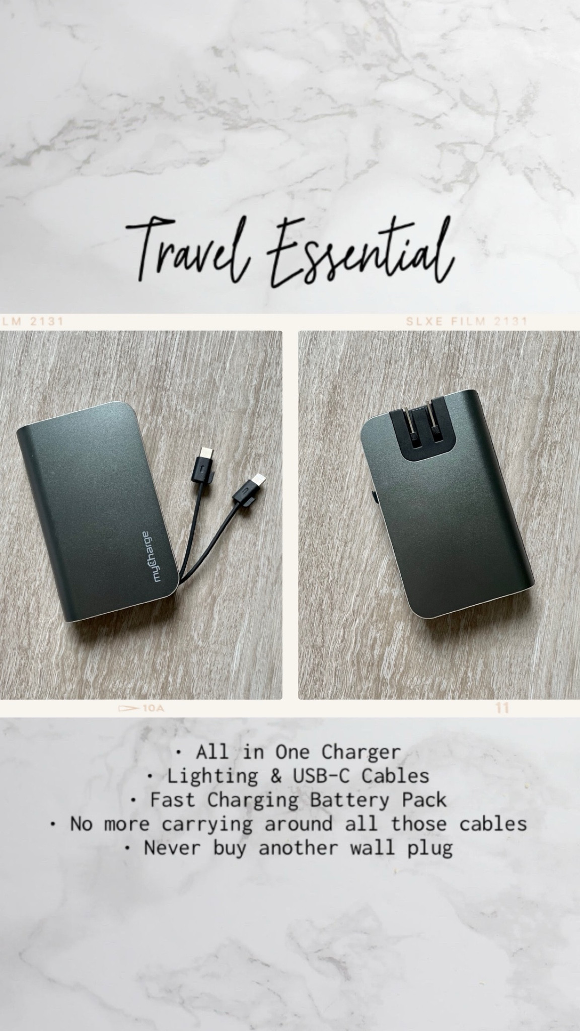 Sale alert 🚨 I never travel without this battery pack! Super fast charging, 2 different cables and a wall plug all in one! It’s currently on sale! Would make a great gift for the traveler. 

Travel essential, travel necessity, packing, travel charger, battery pack, Amazon finds, under $100, sale, gift guide, gift ideas, The Stylizt




#LTKFindsUnder100 #LTKGiftGuide #LTKTravel