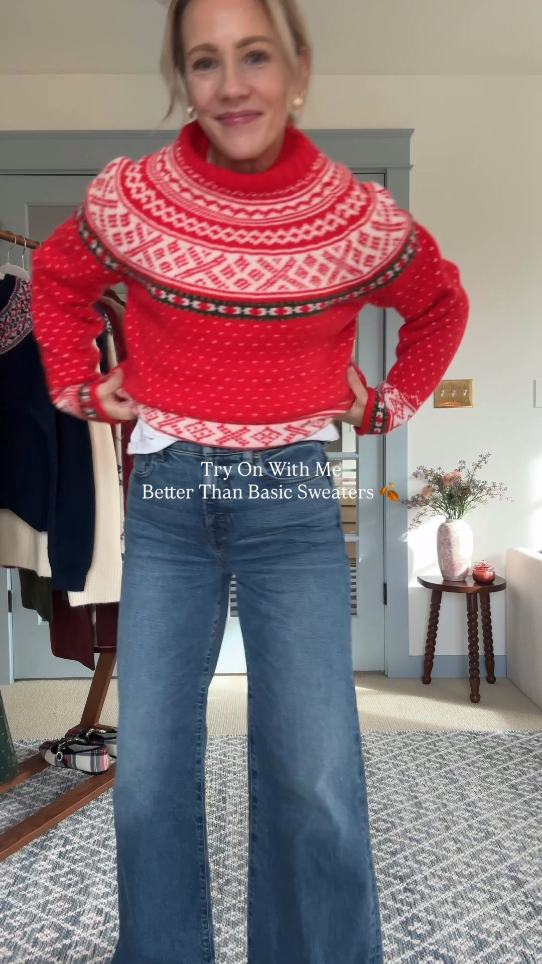 Wearing my regular size small in all @jcrew sweaters, regular size/petite length in jeans (I’m 5’3”), ankle boots & flats are true to size and walk out of the box comfortable 

 #injcrew #ad @Shop.LTK #liketkit

#LTKOver40 #LTKSaleAlert #LTKHoliday