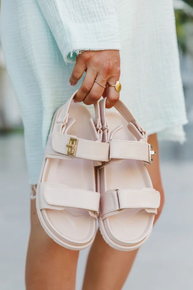 Sand Dune Nude Sandal Krista Horton X Pink Lily | Pink Lily