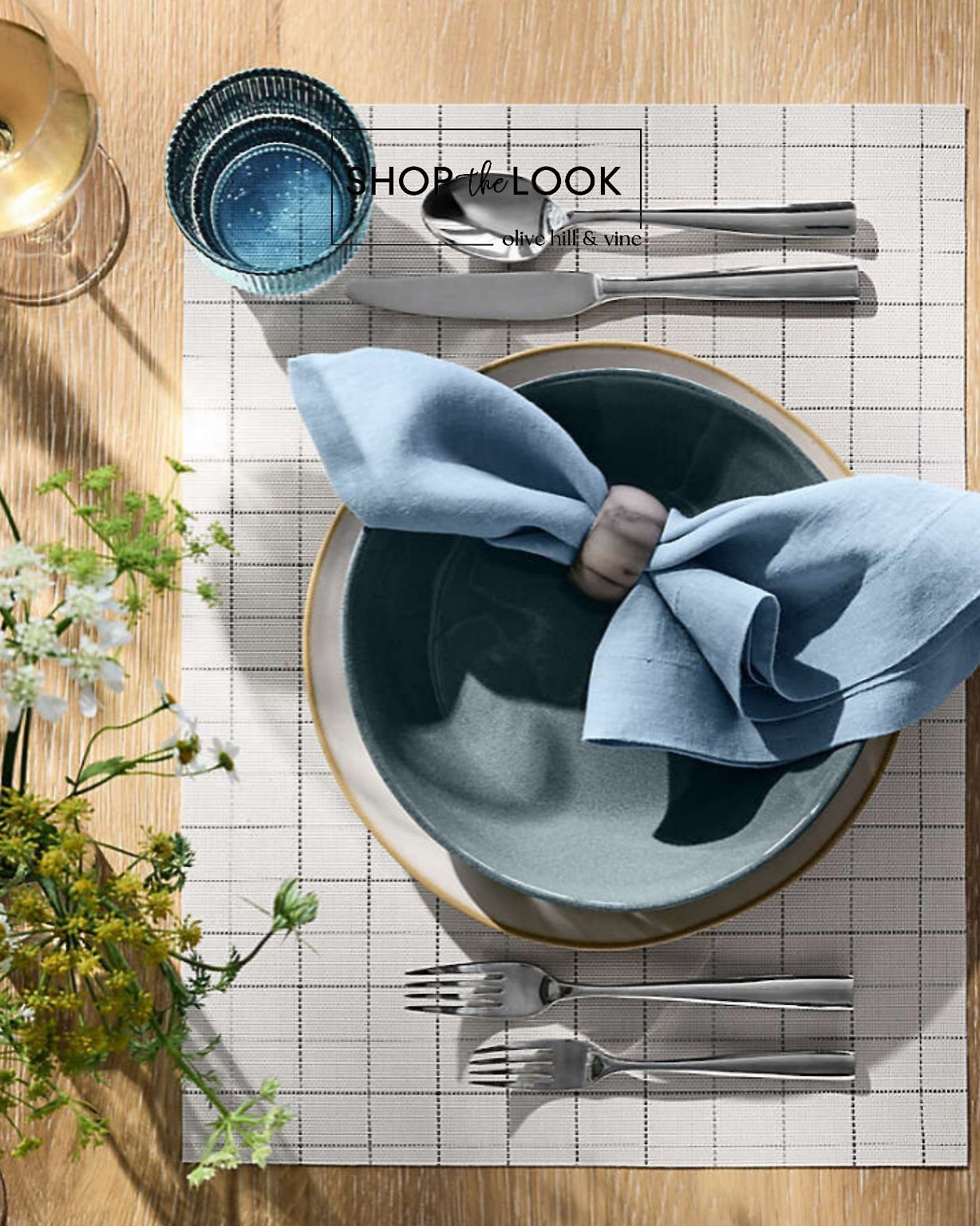 Nothing beats a table styled in blue. We’re loving these navy and slate stoneware plates, pale blue napkins, and ribbed glassware—all grounded by white artisanal ceramics and marble napkin rings.  

 

#LTKHome #LTKStyleTip #LTKFamily