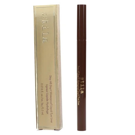Stila Stay All Day Waterproof Liquid Eye Liner - Dark Brown Eyeliner 0.016 oz | Walmart (US)