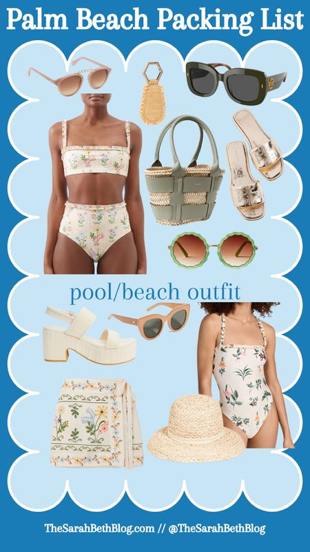 Palm beach packing list for pool or beach Agua by Agua bendita 

#LTKswim #LTKtravel #LTKstyletip