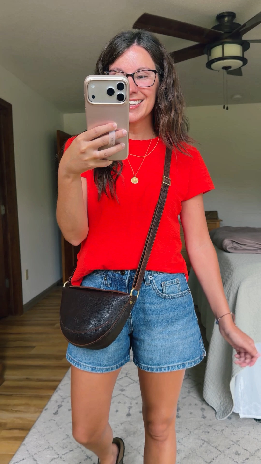 Xs in my tee and 00 in my denim shorts (medium wash). My Birkenstock sandals are size 36.

#LTKPetite #LTKSeasonal #LTKootd