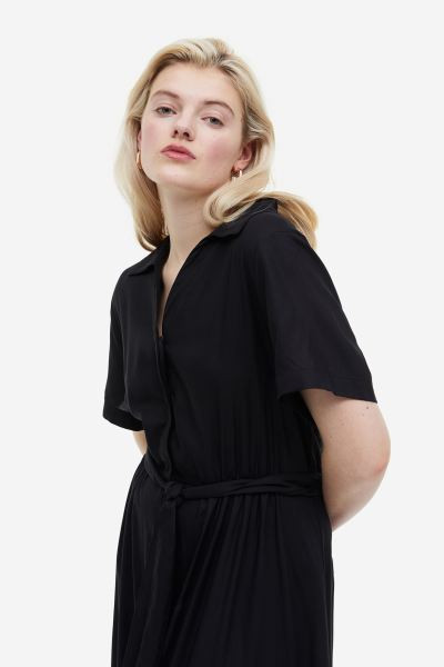 Tie Belt Shirt Dress | H&M (US + CA)