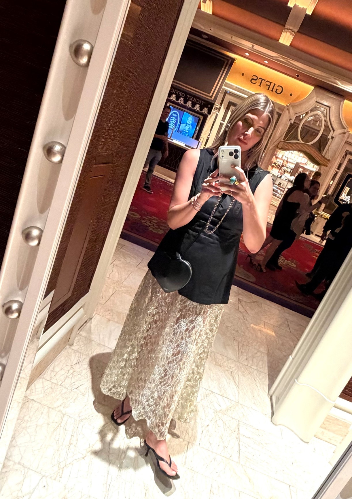 A little sparkle for one night in VEGAS! 🎰

Dress is one piece. 

#LTKmomlife