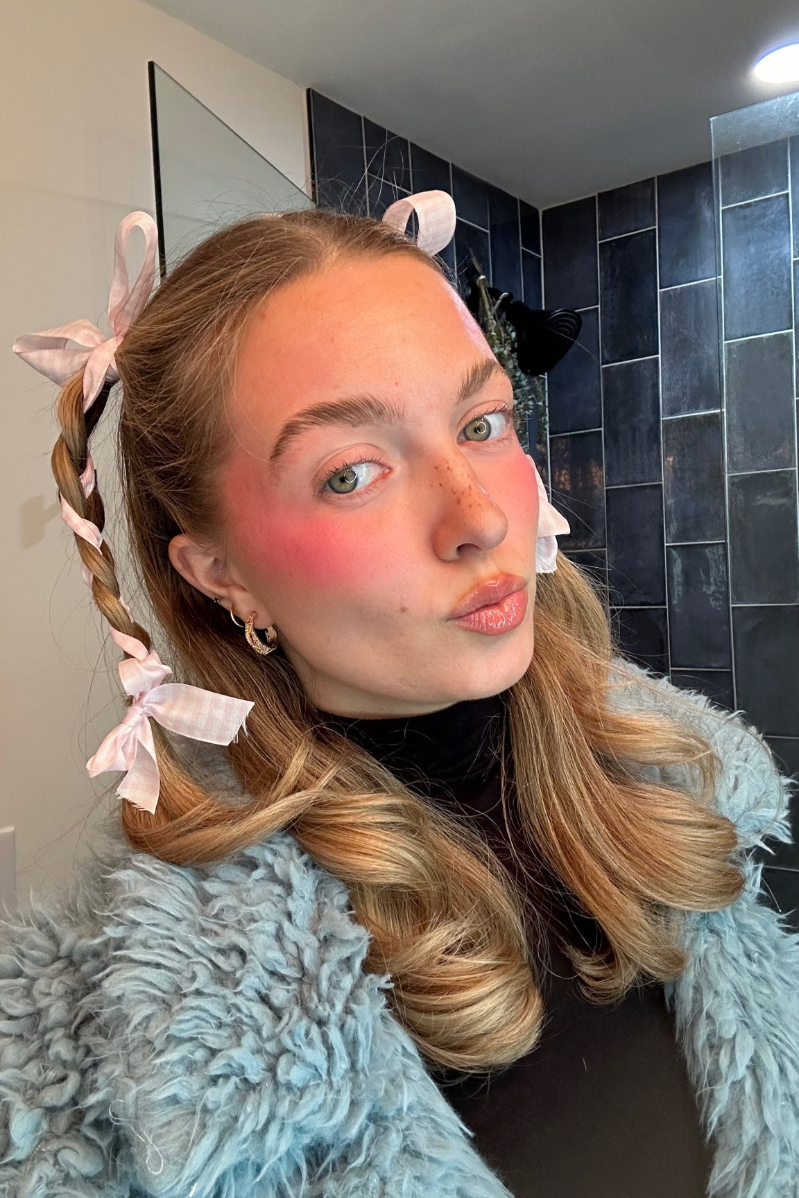 Using ribbon to braid 🎀 I tied a bow at the top, then braided with the ribbon & finished with bows at the end 🤍 #hairstyles #hairtutorial

#LTKfindsunder50 #LTKbeauty #LTKstyletip