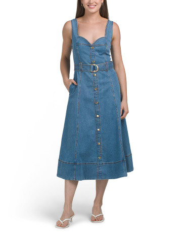 Denim Midi Dress | TJ Maxx