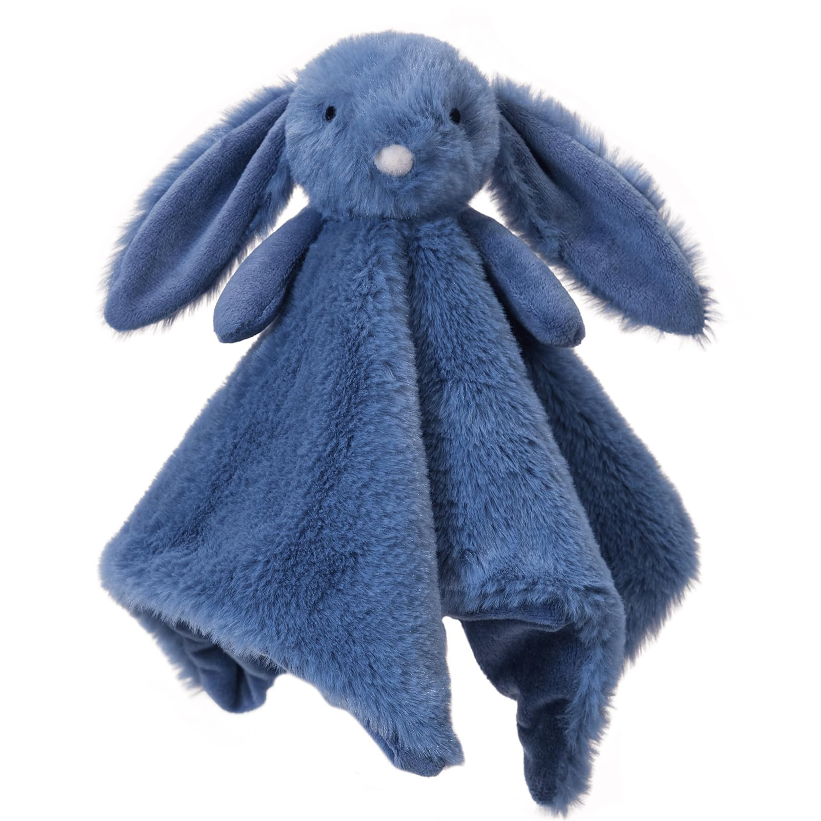 Apricot Lamb Stuffed Animals Navy Blue Bunny Rabbit Security Blanket Infant Nursery Character Bla... | Amazon (US)