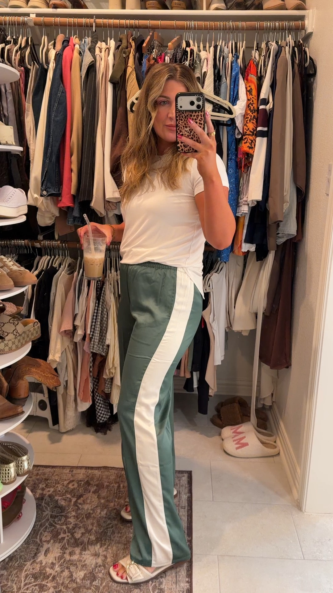 Satin track pants!!!😍 can’t wait to style into Fall!

#LTKootd #LTKgrwm #LTKmomlife