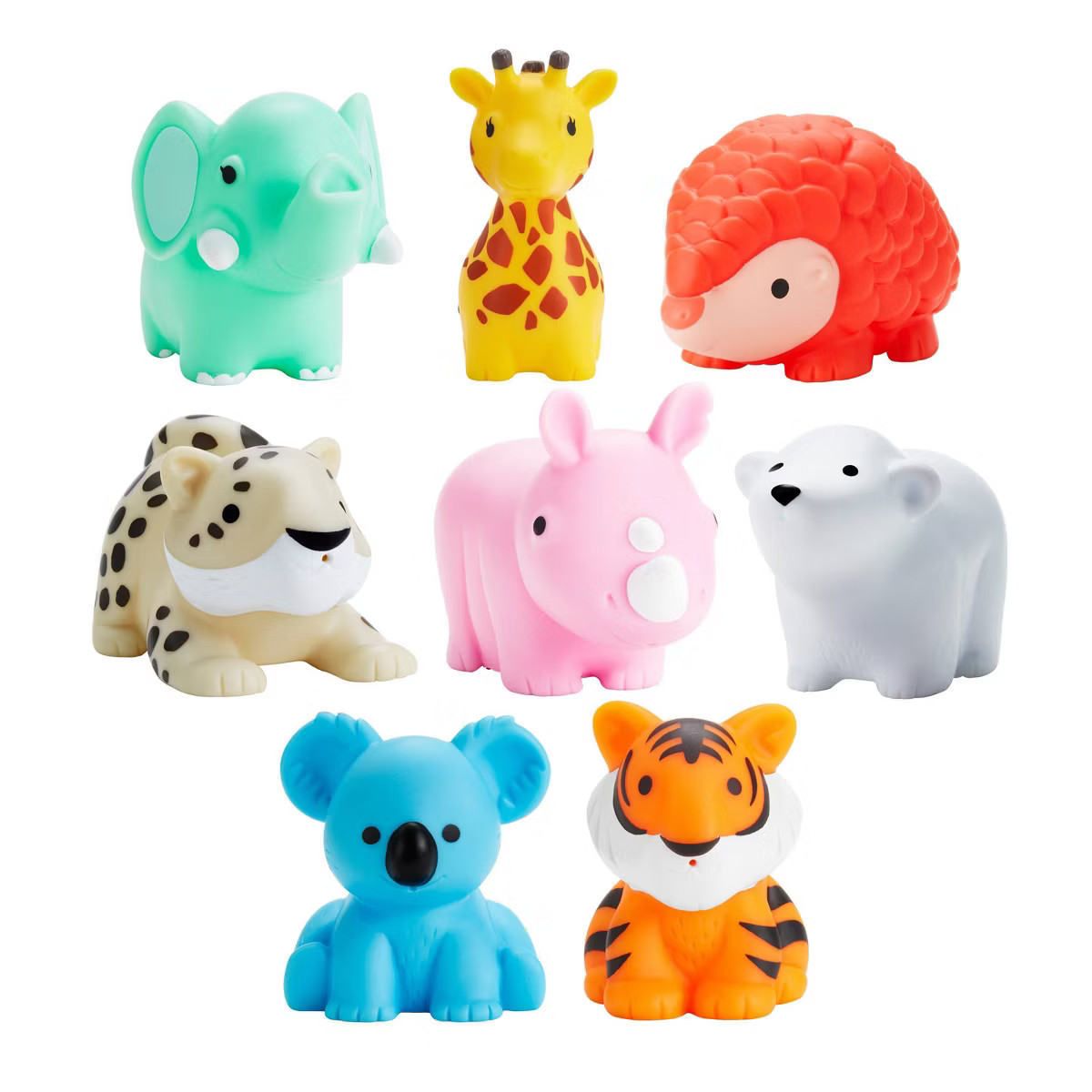Munchkin Wild Animal Bath Toy Squirts - 8pk | Target