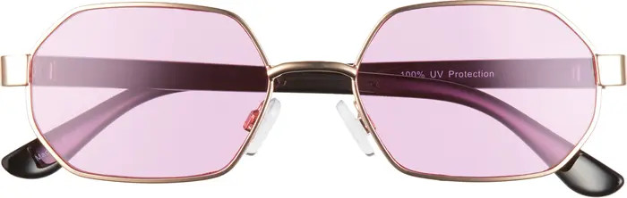 BP. Tinted Rectangular Wire Sunglasses | Nordstrom | Nordstrom