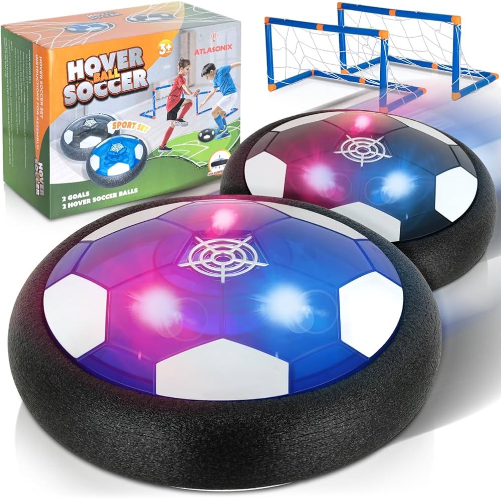 Hover Soccer Ball 2-Pack, Floating Soccer Hover Ball, Led Hover Soccer Ball, Light Up Soccer Ball... | Amazon (US)