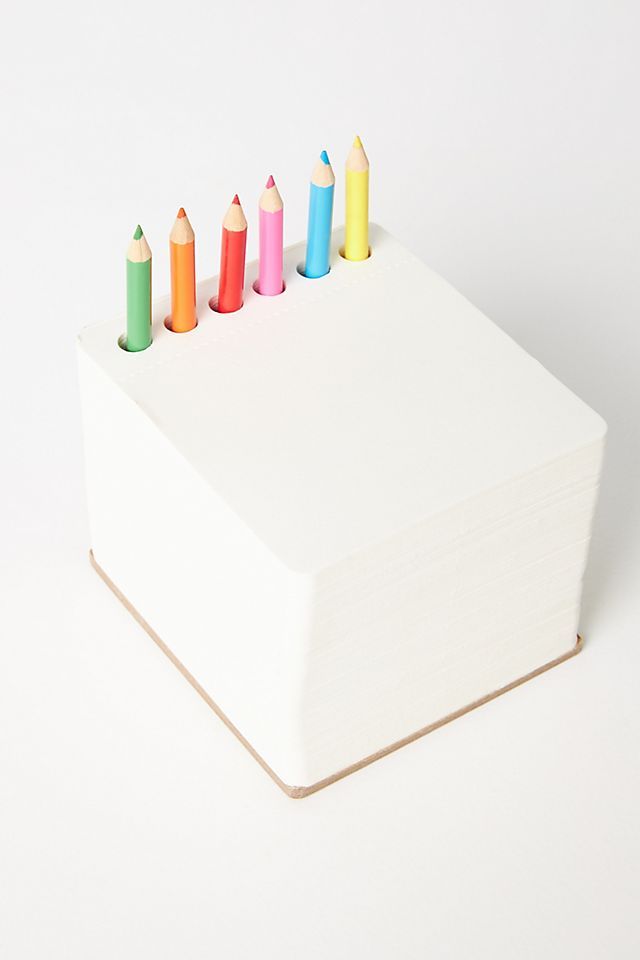 Color Pencil Note Block | Anthropologie (US)