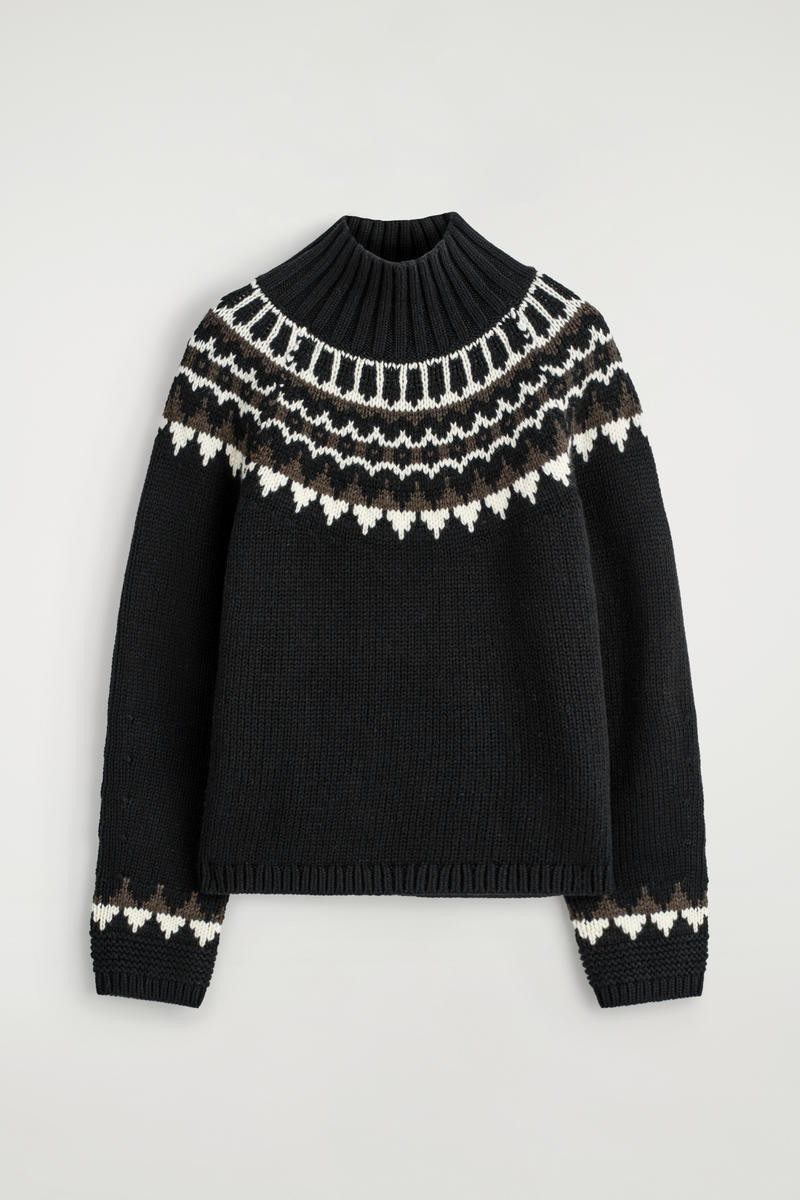 Fair Isle Wool-Cashmere Sweater | COS (US)