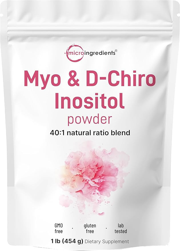 Micro Ingredients Myo-Inositol & D-Chiro Inositol Powder, 1lb (221 Servings) | 40:1 Ideal Ratio I... | Amazon (US)