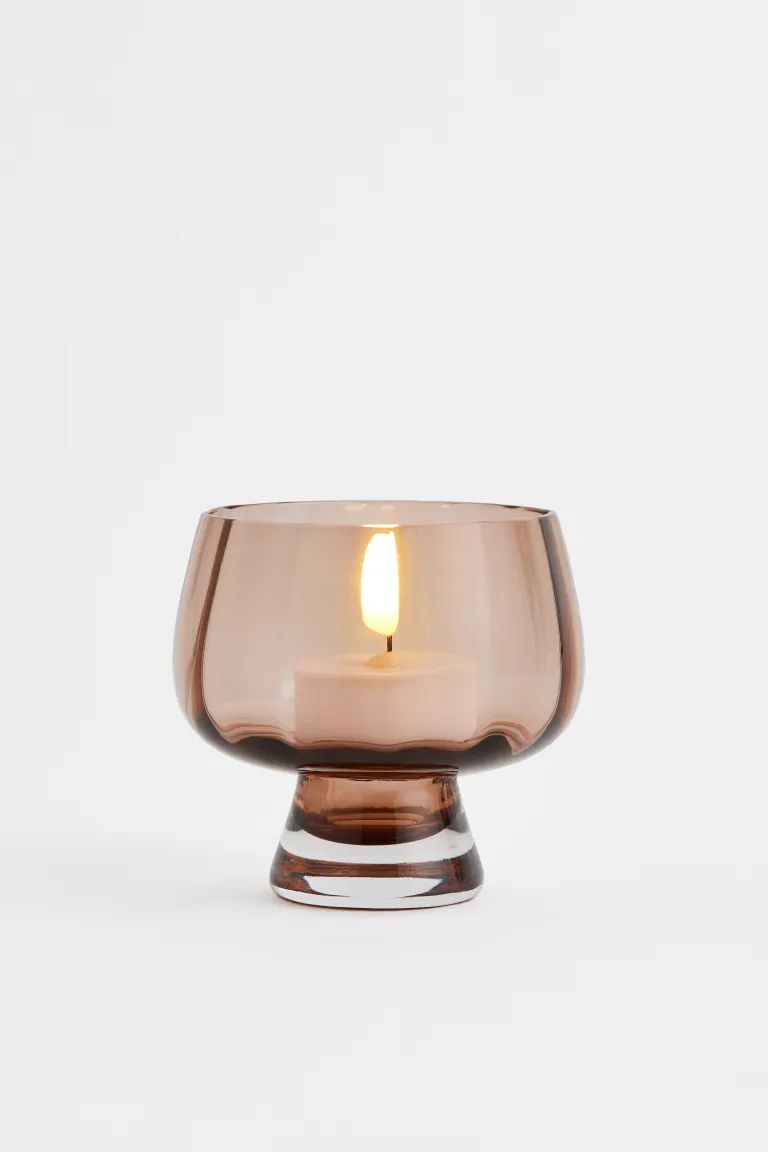 Glass Tea Light Holder | H&M (US)