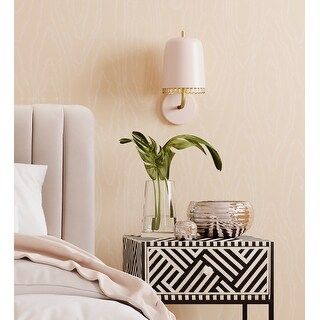 The Curated Nomad Tobin Blush 1-light Plug-in Wall Sconce | Bed Bath & Beyond