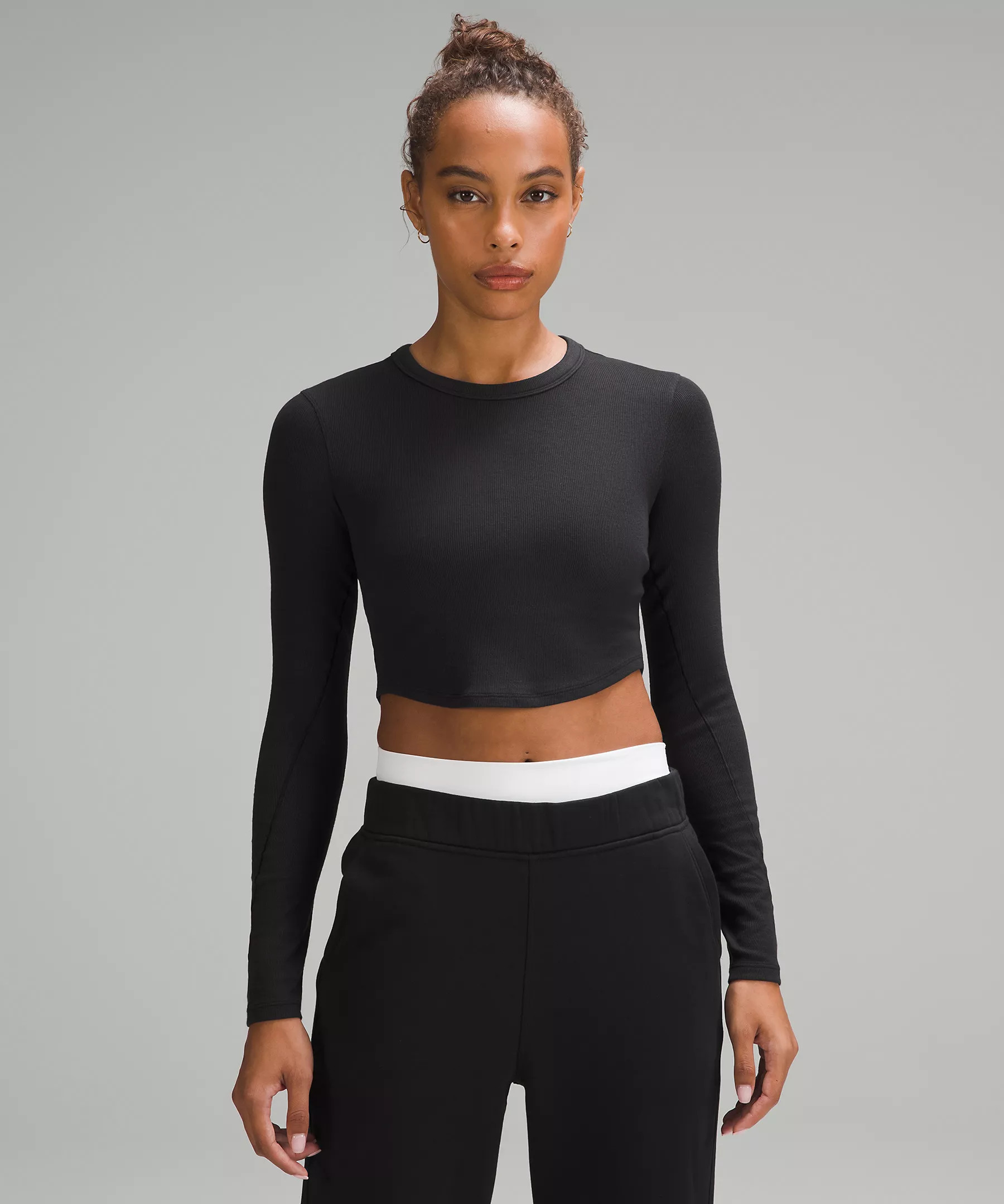 Hold Tight Cropped Long-Sleeve Shirt | Women's Long Sleeve Shirts | lululemon | Lululemon (US)