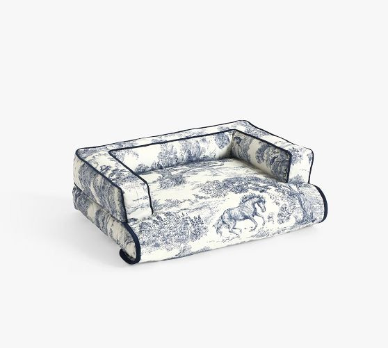 Brandon Maxwell Groveland Toile 3-in-1 Pet Bed | Pottery Barn (US)