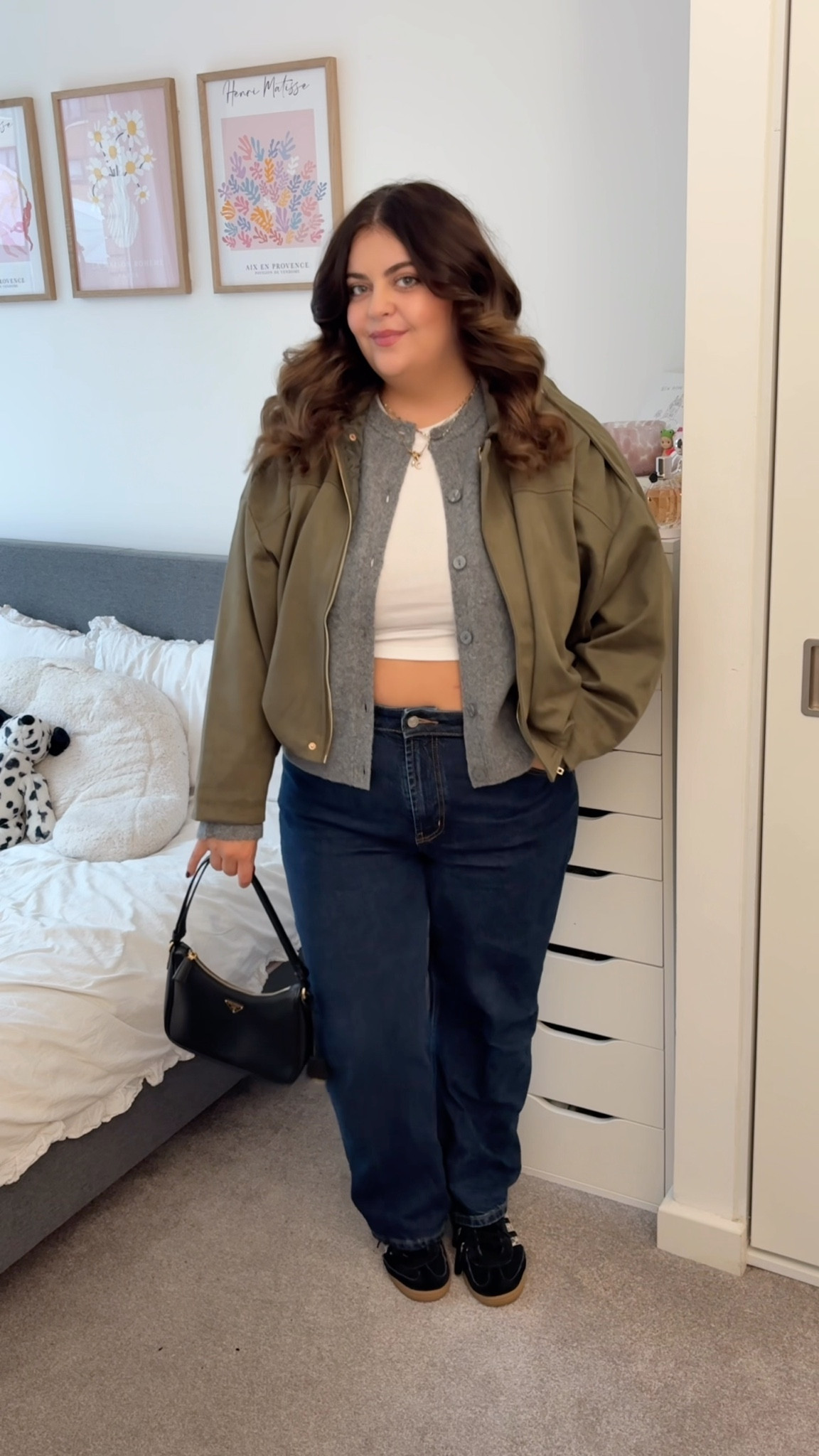 Autumn outfit 🤎

Green suede jacket, Zara jacket dupe, faux suede jacket, blue jeans, straight leg jeans, midsize outfit, autumn outfit, 

#LTKmidsize #LTKuk #LTKautumn