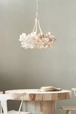 Magnolia Coconut Chandelier | Anthropologie (US)