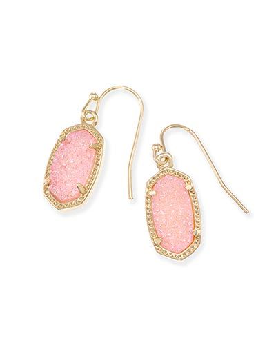 Lee Drop Earrings in Light Pink Drusy | Kendra Scott